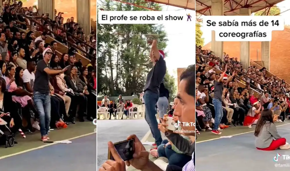 Miles de usuarios aplaudieron la labor del docente. Foto: composición LR/TikTok/@familiamees