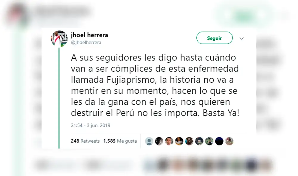 Cibernauta le pide a Jhoel Herrera que no hable de política y futbolista le da contundente respuesta