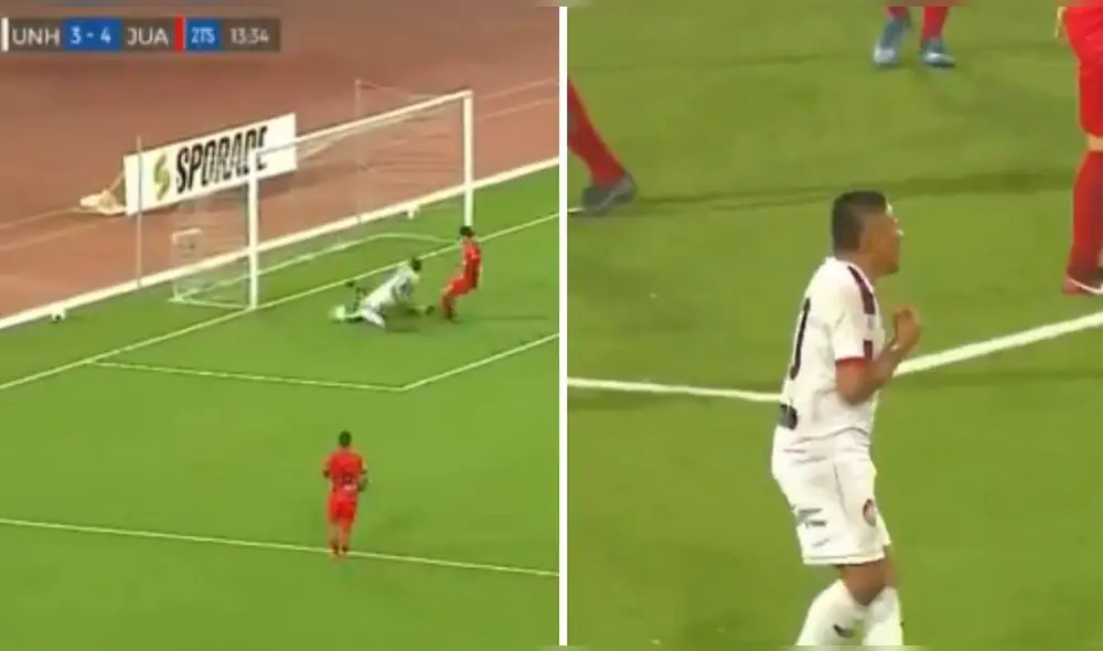 Unión Huaral cayó por 4-3 ante Juan Aurich. Foto: captura/Gol Perú