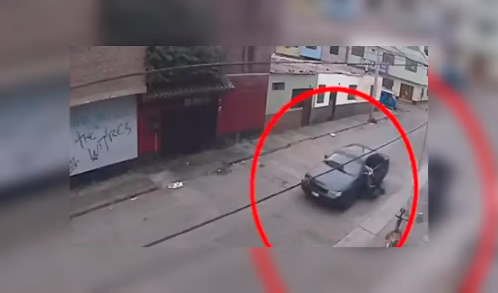 SMP: delincuentes arrastran 200 metros a joven tras robarle su celular [VIDEO]