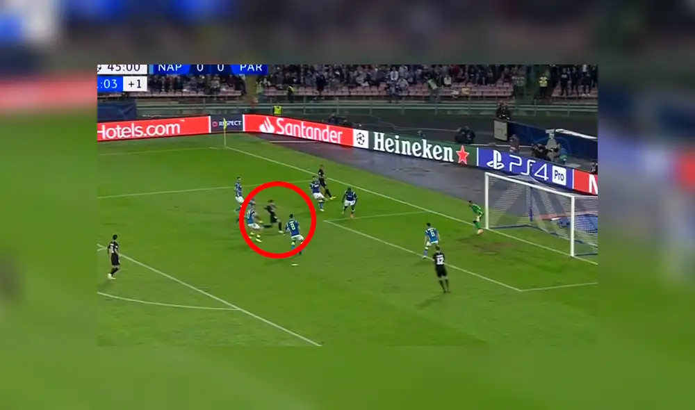 PSG vs Nápoli: 'magia' de Mbappé', definición de Bernat para el 1-0 [VIDEO]