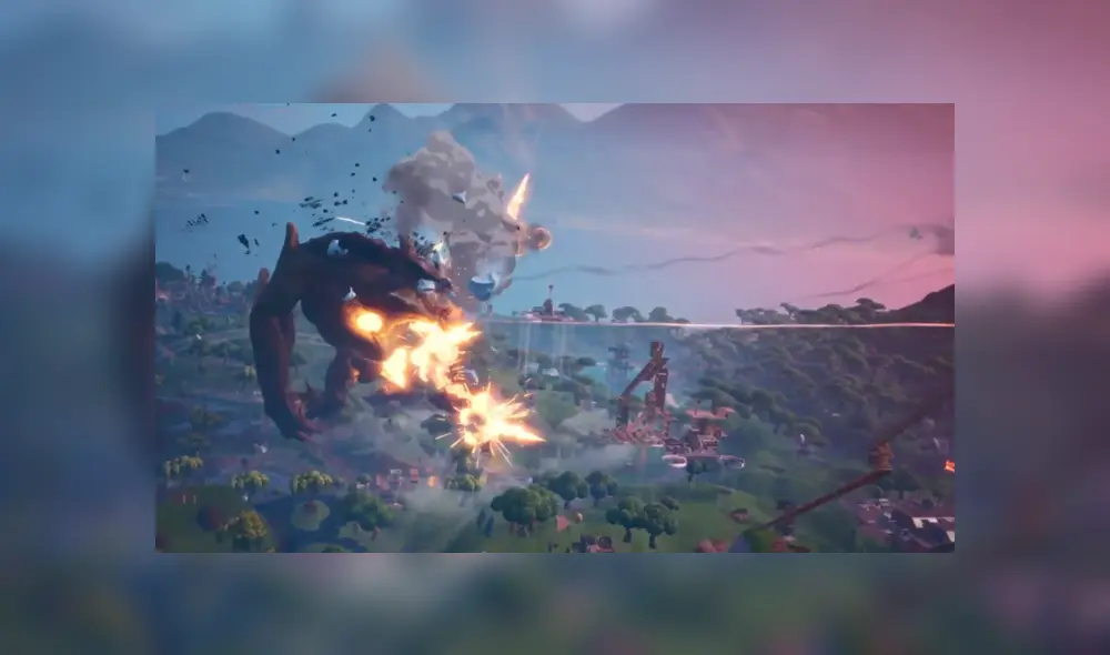 Las mejores postales del evento del fin de la temporada 9 en Fortnite. Revive la batalla entre el Monstruo y el Robot desde todo ángulo.