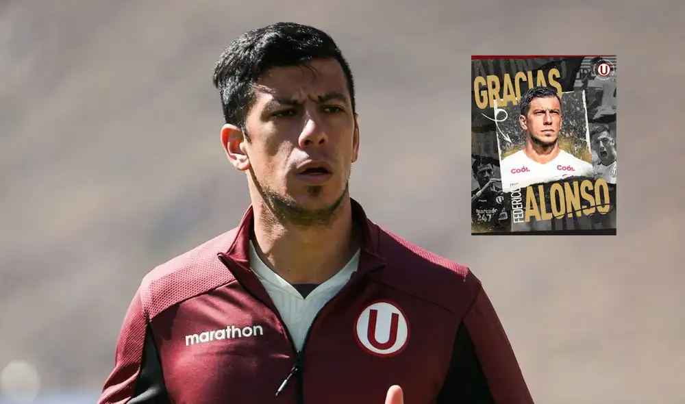 Federico Alonso anotó 7 goles en las 3 temporadas disputadas en el cuadro crema. Foto: Composición/Universitario