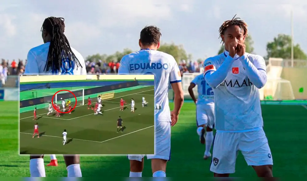 Gol de André Carrillo en el Al Hilal de la Liga Pro de Arabia Saudita.