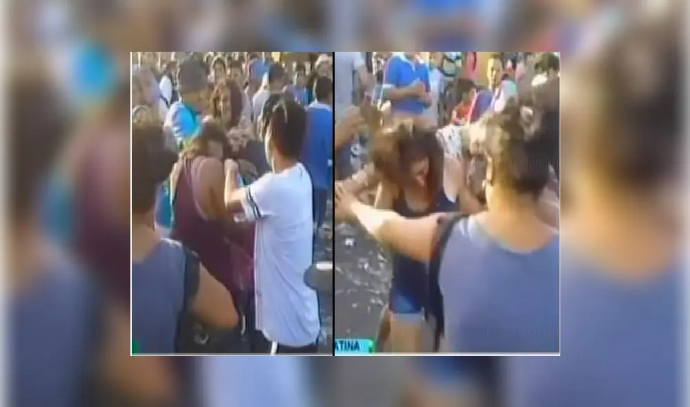 Mujer encuentra a esposo con su amante en Vía Crucis al Cerro San Cristóbal [VIDEO]