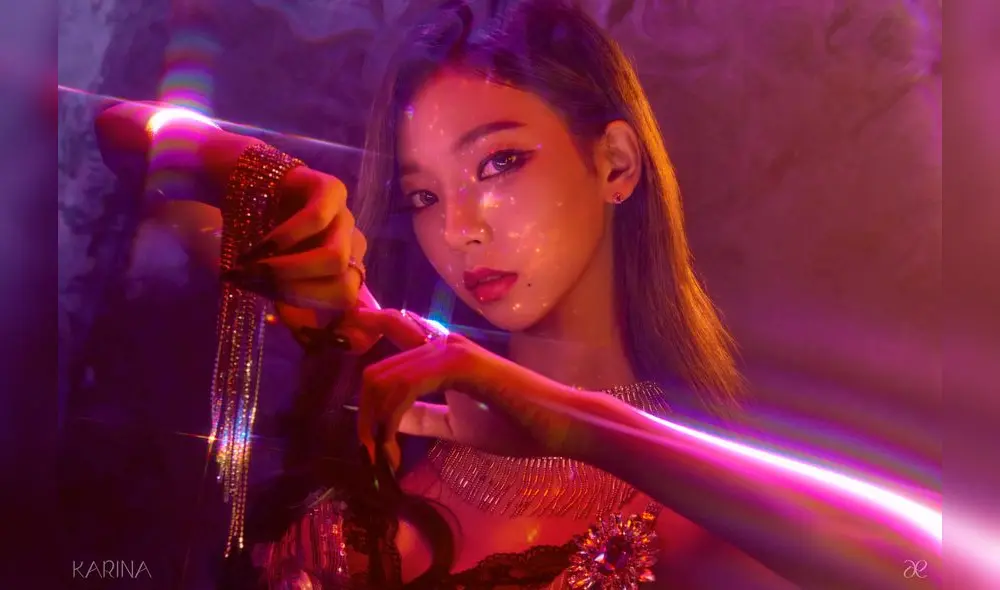 yoo jimin, aespa, karina yoo jimin, aespa, karina