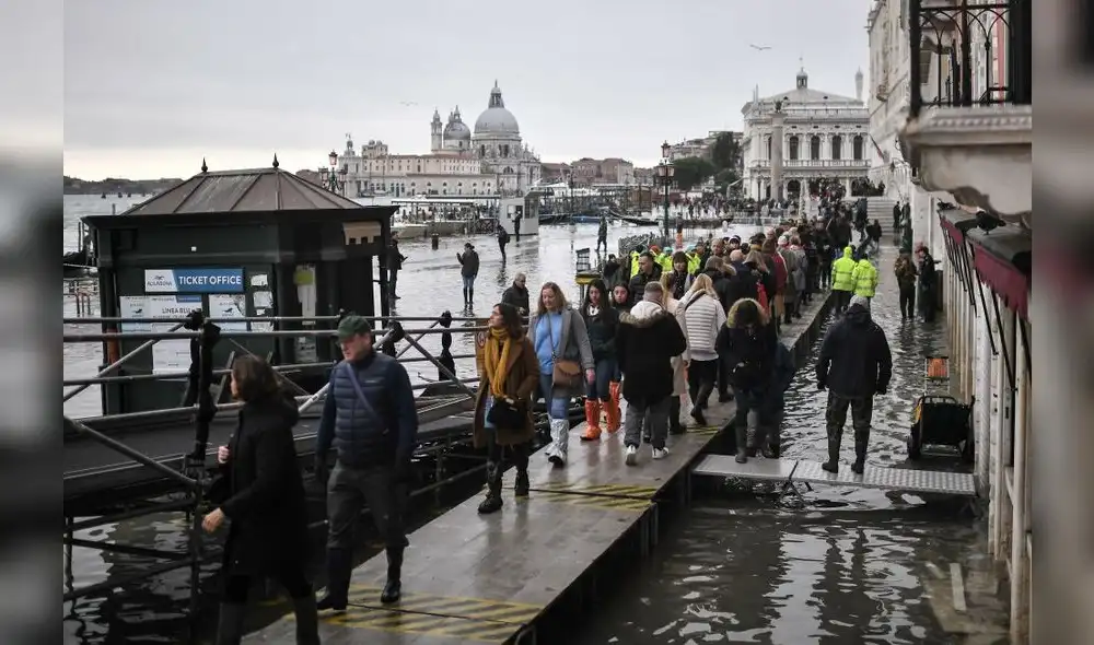 Venecia atraviesa su peor inundación en 53 años [FOTOS]