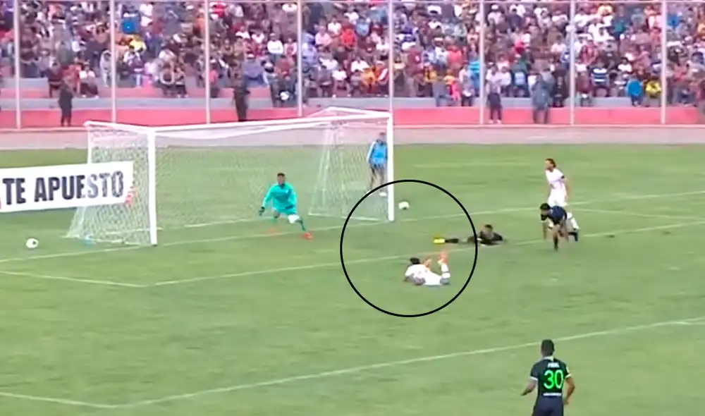 Leandro Sosa marca el 1-0 del Alianza vs Ayacucho por la Liga 1 Movistar 2020. Foto: Captura