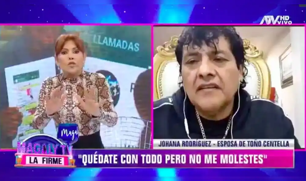 “Él está buscando pruebas para que no me dé lo que a mí supuestamente me tiene que dar”, dijo la mujer. (Foto: Captura ATV) “Él está buscando pruebas para que no me dé lo que a mí supuestamente me tiene que dar”, dijo la mujer. (Foto: Captura ATV)