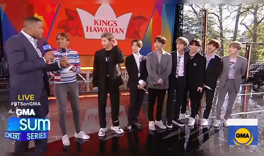 BTS paraliza el Central Park con espectacular show en Good Morning America
