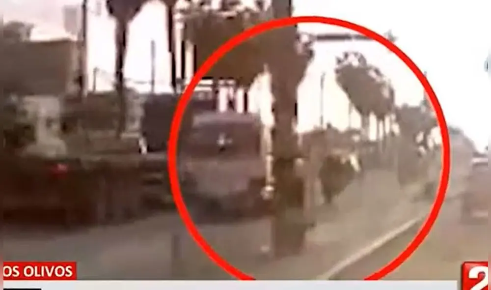 El atropello sucedió en la avenida Carlos Izaguirre. Foto: captura de 24 Horas El atropello sucedió en la avenida Carlos Izaguirre. Foto: captura de 24 Horas