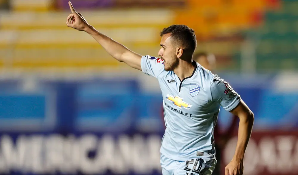 Bolívar venció en La Paz a Lanús por el pase a cuartos de final de la Copa Sudamericana 2020. Foto: AFP