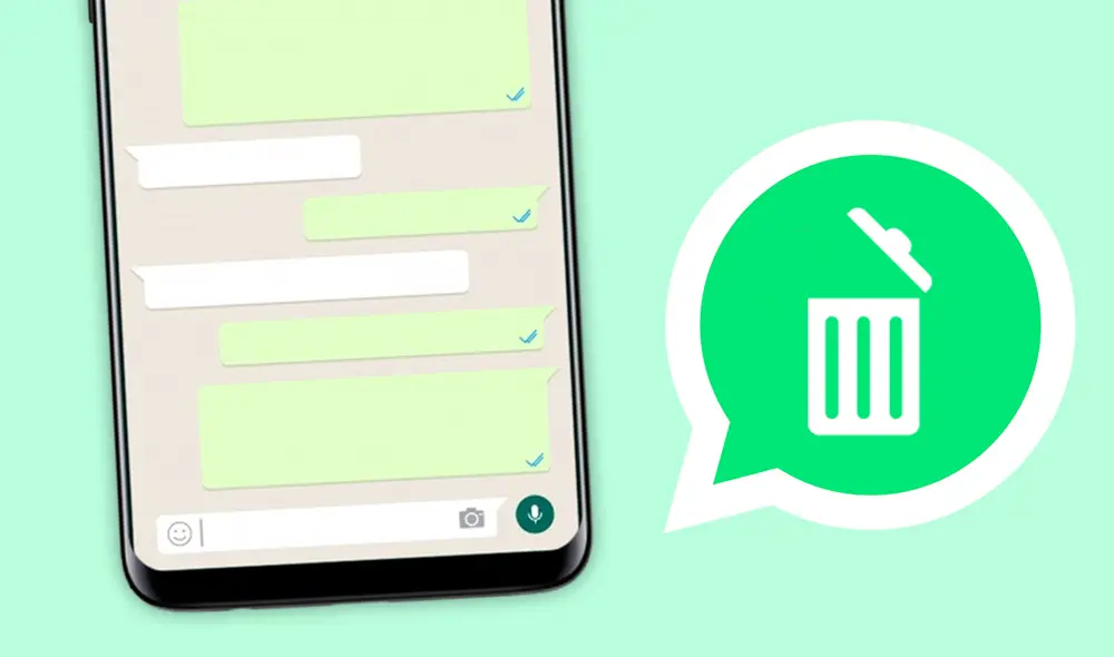 Así funcionará la nueva herramienta para eliminar mensajes. | Foto: Composición La República