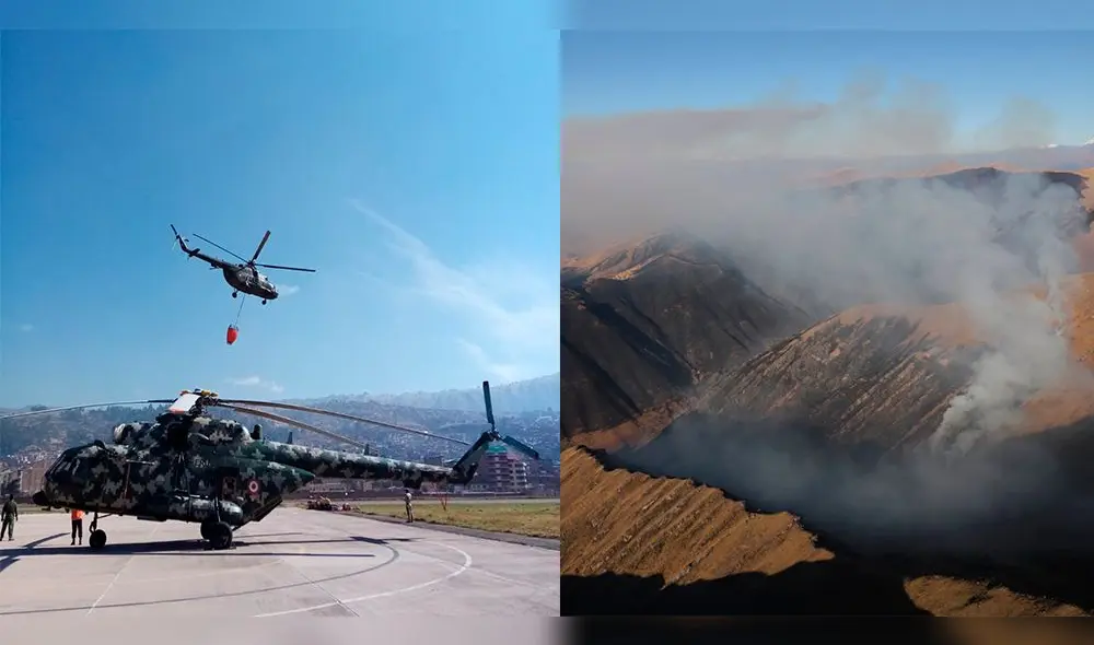 Siniestro afectó hasta el momento más de 200 hectáreas de bosque en Cusco. Foto: Municipalidad de Cusco.