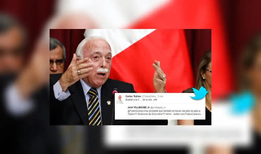 Fujimorista Carlos Tubino insultó a ciudadano que le increpó por Sodalicio Fujimorista Carlos Tubino insultó a ciudadano que le increpó por Sodalicio