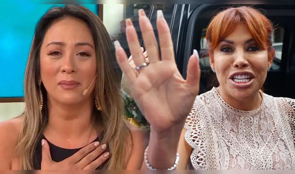 Magaly Medina y Cathy Sáenz Magaly Medina y Cathy Sáenz