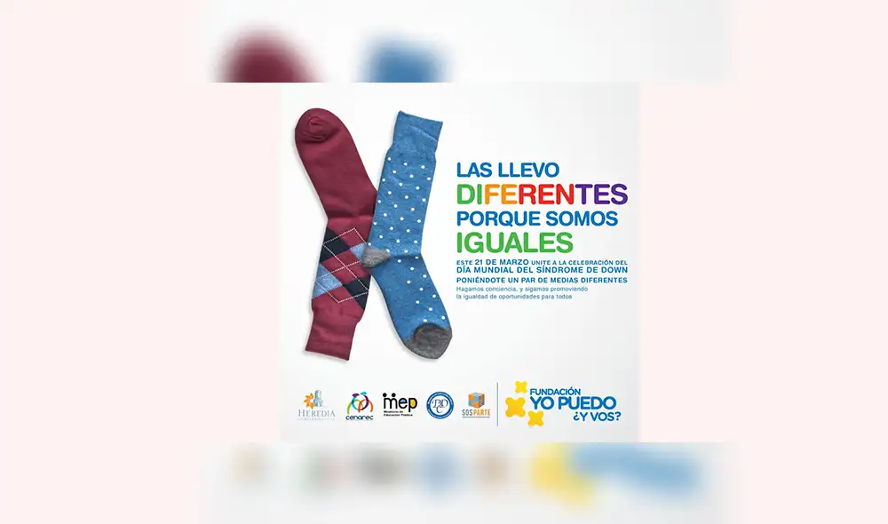 Día del Síndrome de Down: ¿Por qué se usarán calcetines de distinto color hoy? [FOTOS]