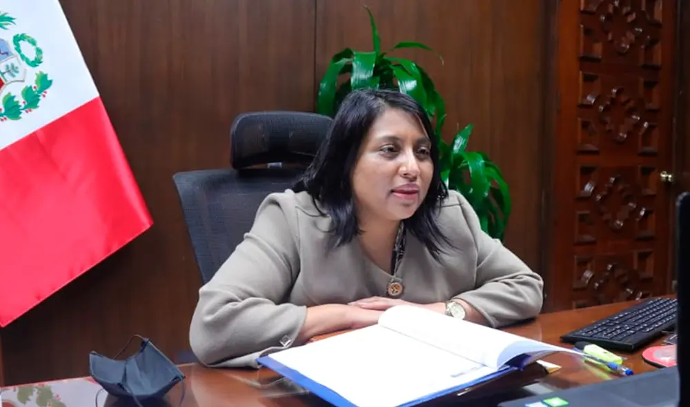 Nueva ministra Ana Neyra resaltó la empatía del empresario Mario Romero en la crisis sanitaria por el coronavirus. Foto: Minjus. Nueva ministra Ana Neyra resaltó la empatía del empresario Mario Romero en la crisis sanitaria por el coronavirus. Foto: Minjus.