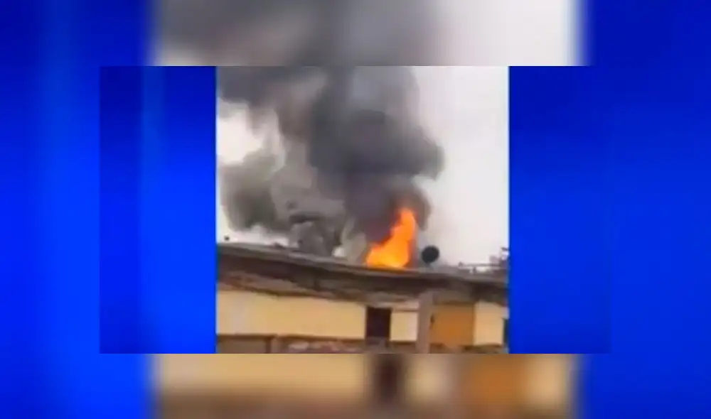 Incendio afectó una quinta en Barrios Altos [VIDEO] 