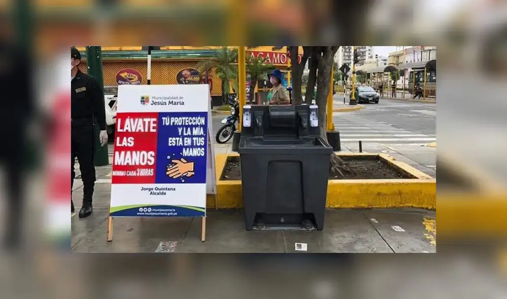 Los módulos de higiene cuentan con dispensadores de jabón. (Foto: Municipalidad de Jesús Maria) Los módulos de higiene cuentan con dispensadores de jabón. (Foto: Municipalidad de Jesús Maria)