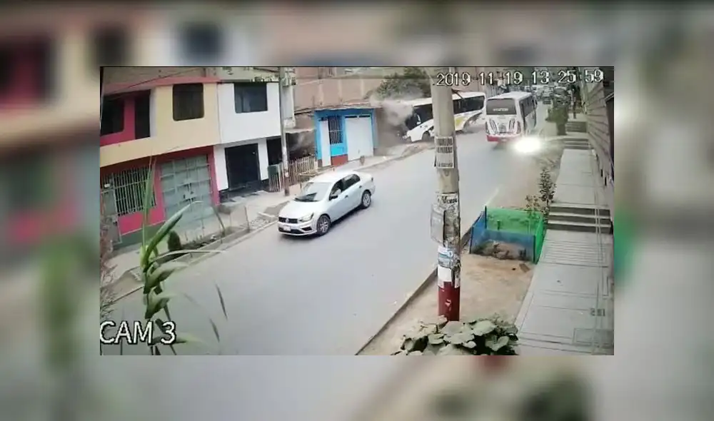 SJL choque vivienda accidente de tránsito SJL choque vivienda accidente de tránsito