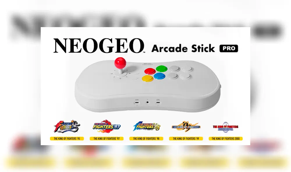Lista de 20 juegos para NEO GEO Arcade Stick Pro confirmada por SNK.