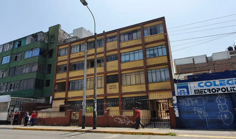 Edificio afectado. Foto: WhatsApp RTV Edificio afectado. Foto: WhatsApp RTV
