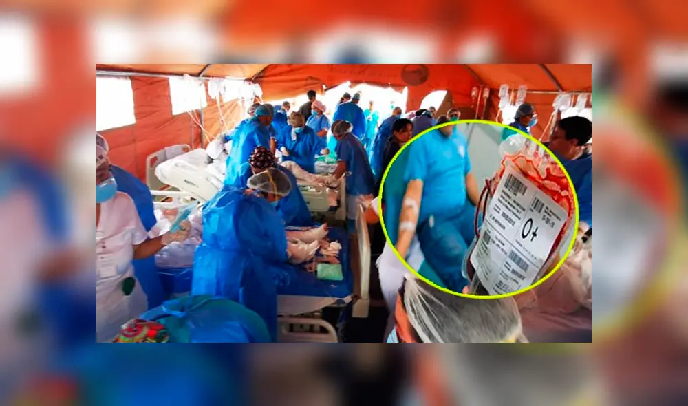 Las personas han ido masivamente a donar sangre para los afectados por la tragedia en Villa El Salvador.
