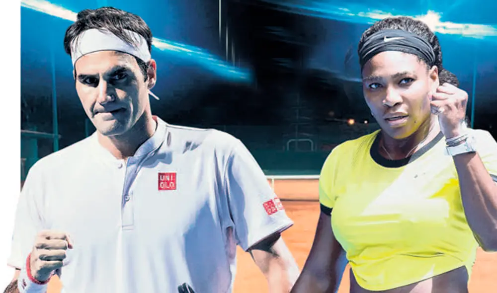 Roger Federer y Serena Williams