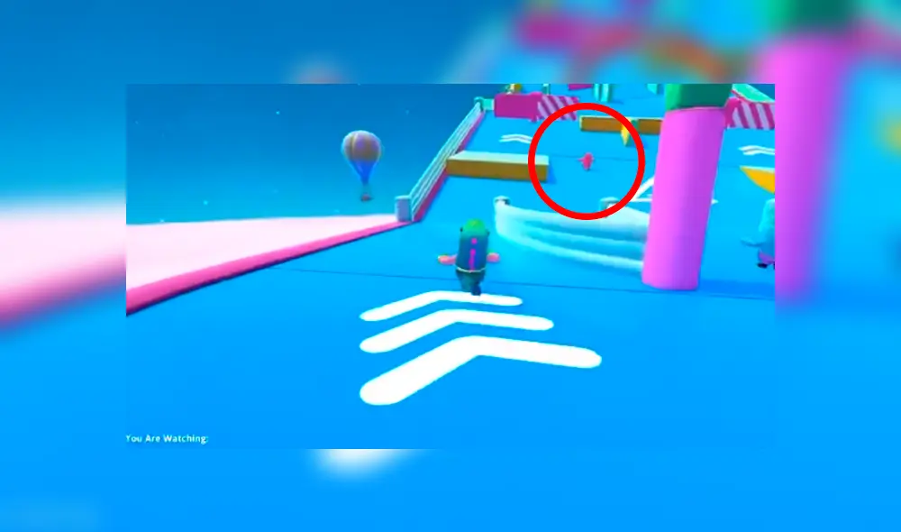 Un suceso insólito le ocurrió aun descarado hacker en Fall Guys, el videojuego de moda. Imagen: Twitter.