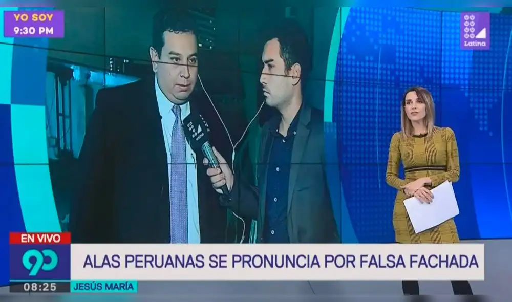 Juliana Oxenford encara a vocero de Alas Peruanas por “pared falsa”