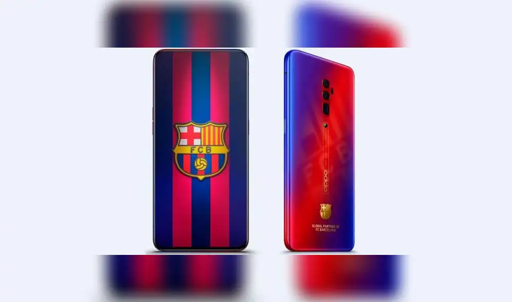 Este dispositivo en su modelo especial del Barcelona, cuenta con dos cámaras en la parte trasera.