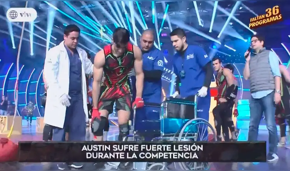 El combatiente sufrió una fuerte lesión durante una prueba decisiva.