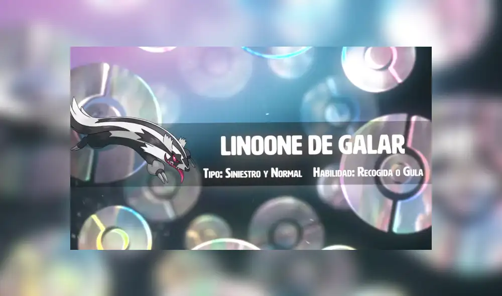 Linoone, evolución de Zigzagoon, será de tipo normal y siniestro en Pokémon Shield and Sword.