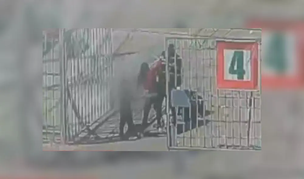 Víctima formalizó la denuncia en la comisaría, pero agresora no pudo ser identificada. (Foto: Captura de video / Latina Noticas)
