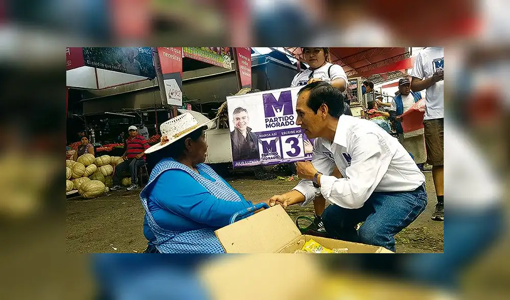 Serruto en busca de votos.