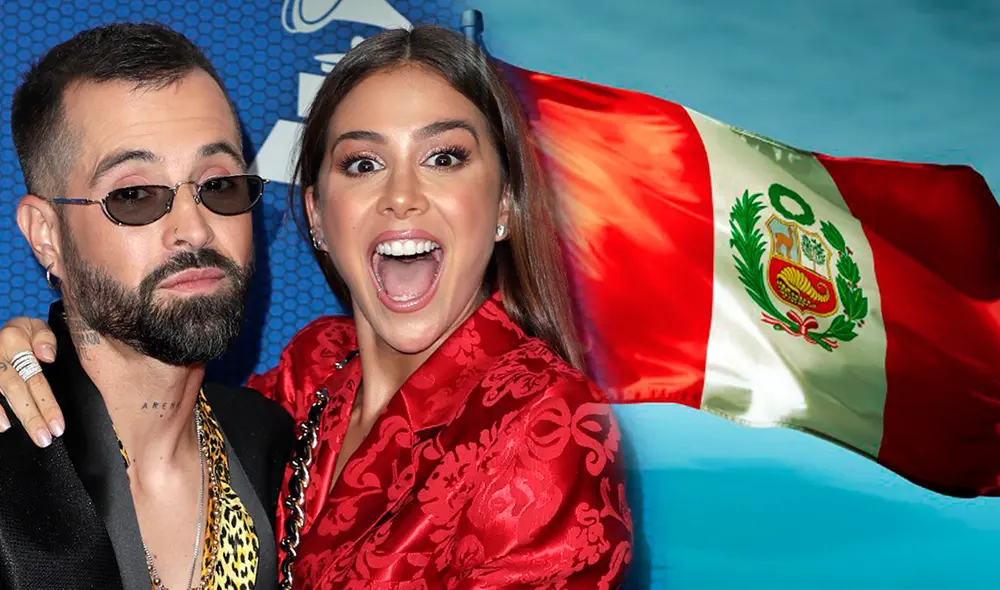 Mike Bahía y Greeicy Rendón. Foto: composición/AFP/difusión