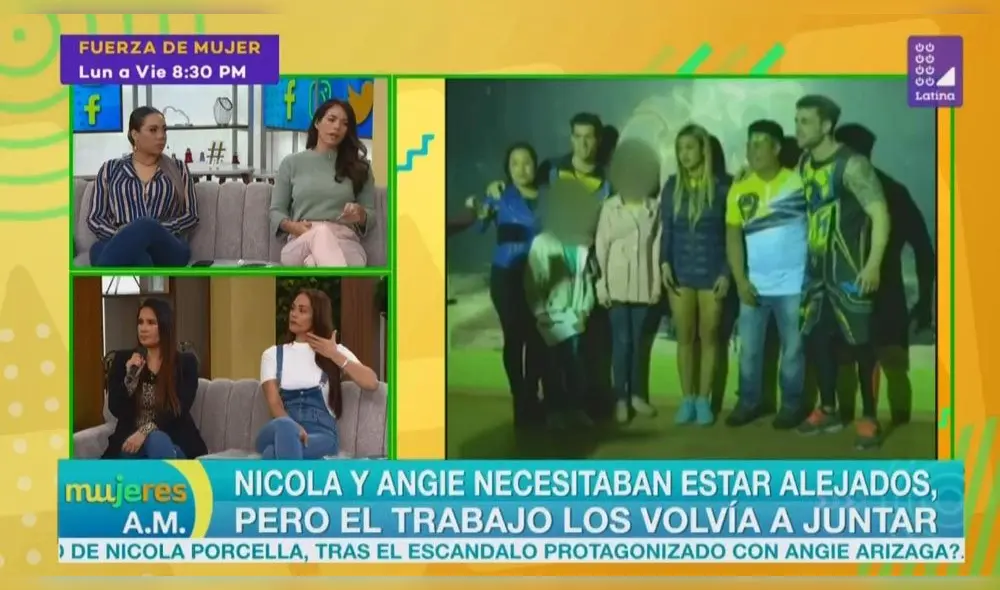 Jazmín Pinedo evita llorar al ver agresión de Nicola Porcella a Angie Arizaga Jazmín Pinedo evita llorar al ver agresión de Nicola Porcella a Angie Arizaga