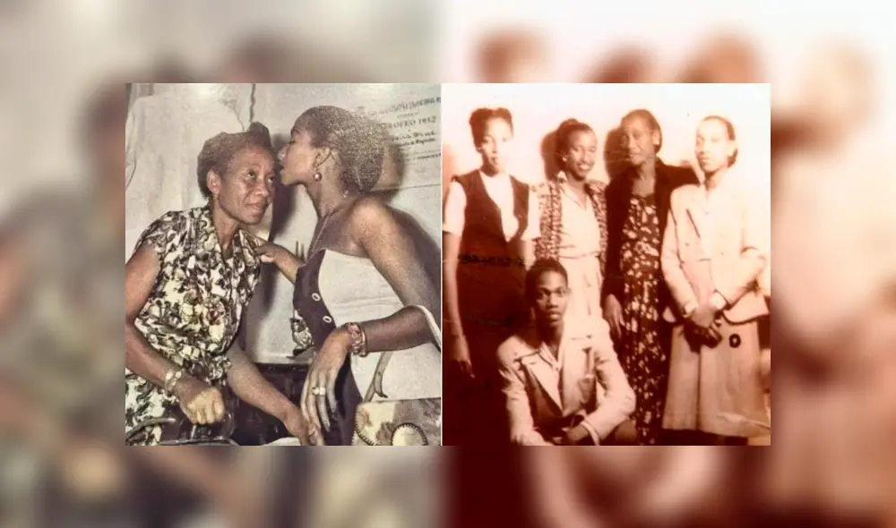 Celiz Cruz en fotografías familiares. (Foto: Collage CiberCuba, Omar Pardillo y Nostalgia Cuba))