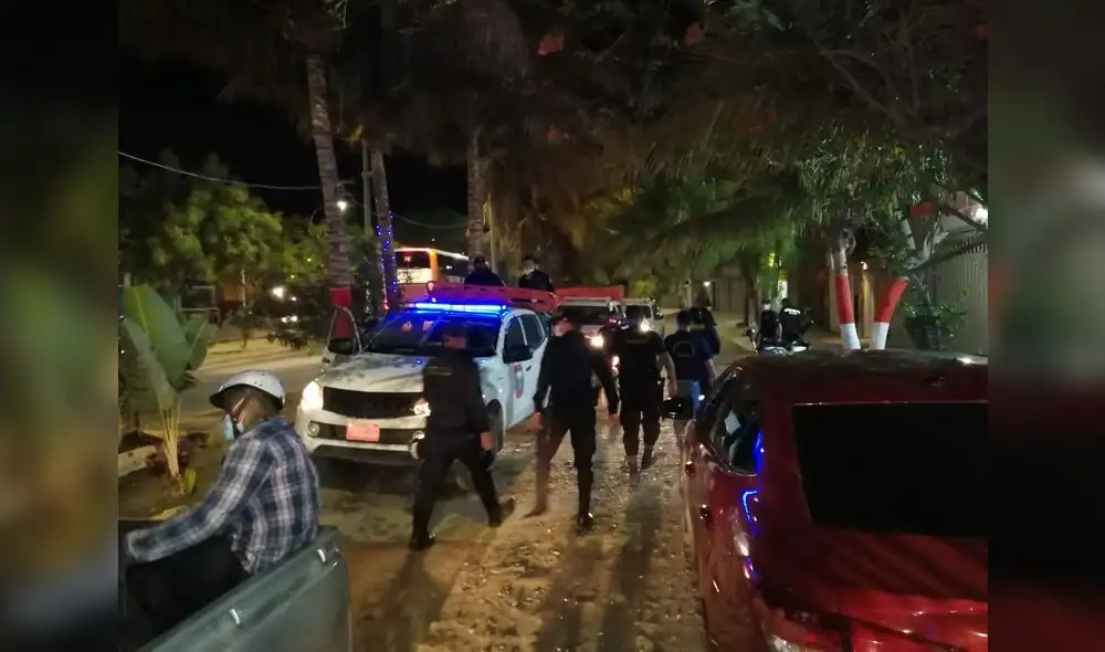 Intervención fue en zona de hoteles. Foto: República Intervención fue en zona de hoteles. Foto: República