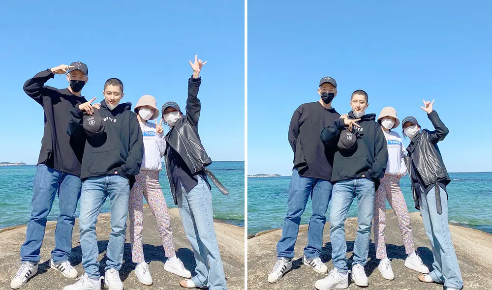 J.Seph se despide de sus compañeros de KARD antes de ingresar al servicio militar. Foto: Instagram.