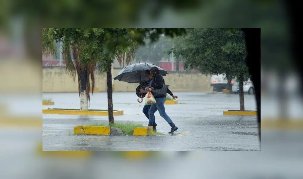 Lluvias intensas caen en el noreste de México. Foto: Difusión Lluvias intensas caen en el noreste de México. Foto: Difusión