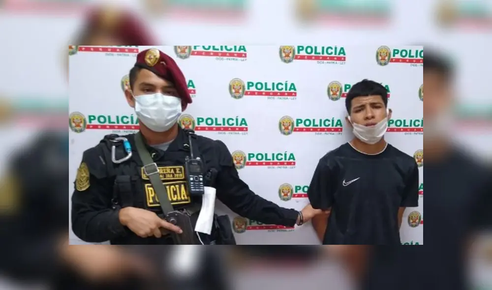 Delincuente capturado ha sido denunciado por diversos delitos y ha sido intervenido por incumplir el estado de emergencia, pero siempre quedó libre. (Foto: Policía) Delincuente capturado ha sido denunciado por diversos delitos y ha sido intervenido por incumplir el estado de emergencia, pero siempre quedó libre. (Foto: Policía)