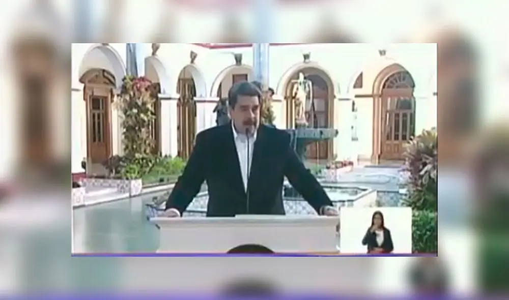 Maduro lo anunció en transmisión obligatoria de radio y televisión. Foto: captura Maduro lo anunció en transmisión obligatoria de radio y televisión. Foto: captura