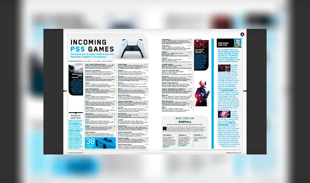 La lista de juegos que llegarían a PS5 muestra, en su gran mayoría, títulos que también llegarán a la Xbox Series X. Sony presentaría la consola este 3 de junio.