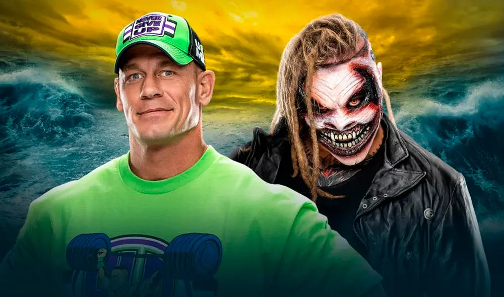 John Cena vs. Bray Wyatt en WWE WrestleMania 36. Foto: WWE