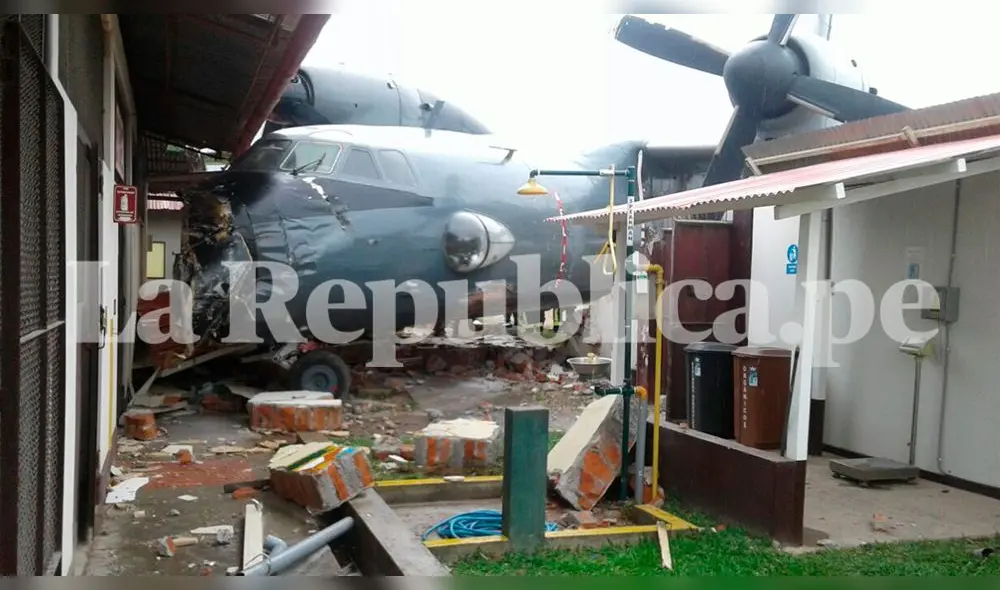 Vraem: Antonov de la Marina se estrelló en aeródromo de Mazamari [VIDEO]