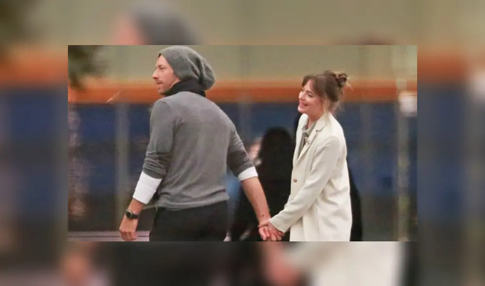 Dakota Johnson y Chris Martin