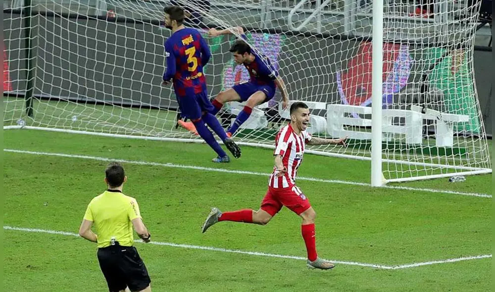Ángel Correa liquida al Barcelona con un golazo a poco del final [VIDEO]
