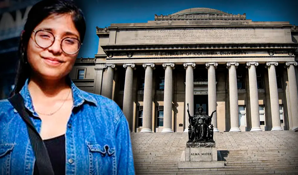 Daniela Perleche tiene 28 años y es una destacada estudiante de maestría de la Universidad de Columbia, en Estados Unidos. Foto: composición LR/AFP/El Peruano Daniela Perleche tiene 28 años y es una destacada estudiante de maestría de la Universidad de Columbia, en Estados Unidos. Foto: composición LR/AFP/El Peruano